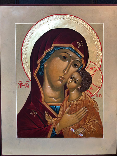 Icon of the Tenderness Mother of God, End
