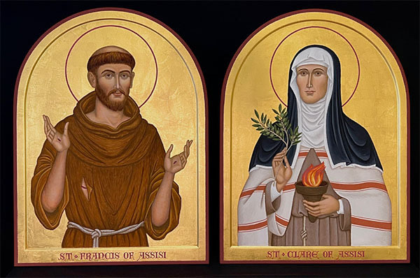 Icons of St. Francis and St. Clare